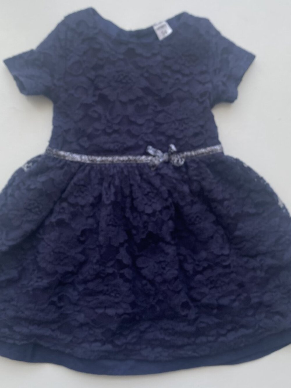 Carter's navy blue lace dress